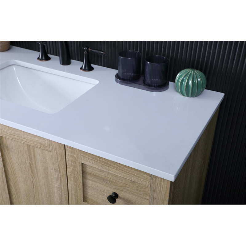 Elegant Kitchen And Bath 48 Inch Single Bathroom Vanity In Mango Wood