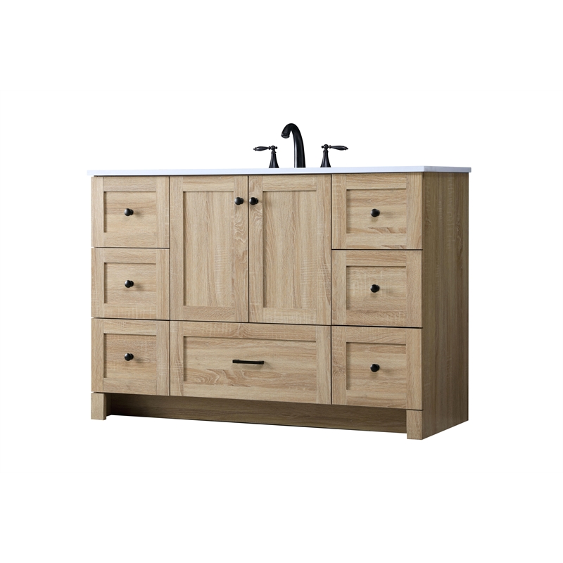 Elegant Kitchen And Bath 48 Inch Single Bathroom Vanity In Mango Wood