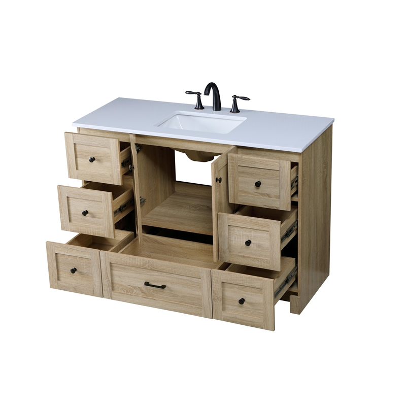 Elegant Kitchen And Bath 48 Inch Single Bathroom Vanity In Mango Wood
