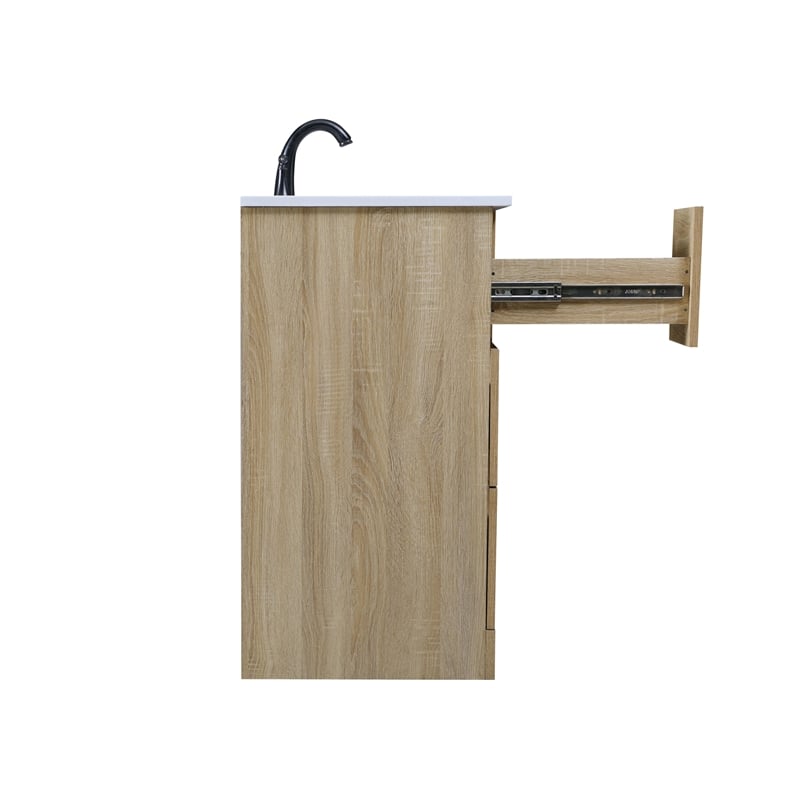 Elegant Kitchen And Bath 54 Inch Single Bathroom Vanity In Mango Wood