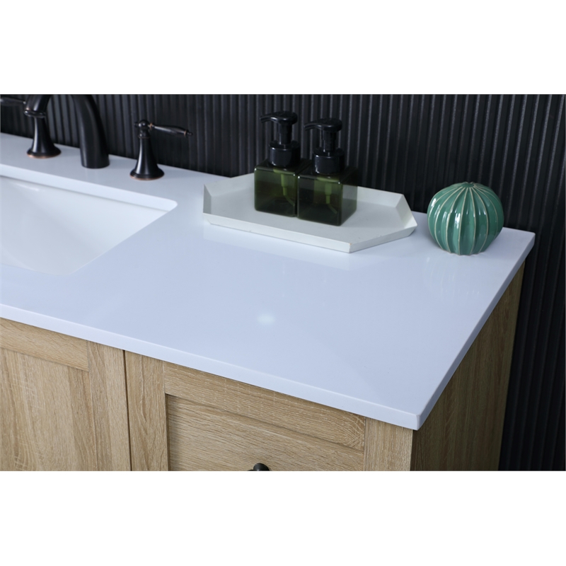 Elegant Kitchen And Bath 54 Inch Single Bathroom Vanity In Mango Wood