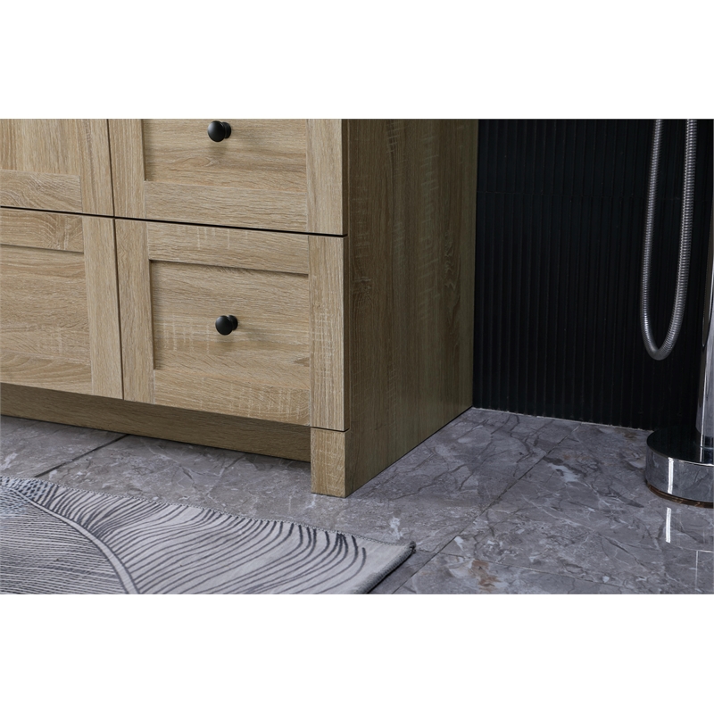 Elegant Kitchen And Bath 54 Inch Single Bathroom Vanity In Mango Wood