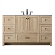 Elegant Kitchen And Bath 54 Inch Single Bathroom Vanity In Mango Wood