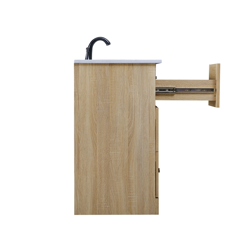Elegant Kitchen And Bath 60 Inch Single Bathroom Vanity In Mango Wood