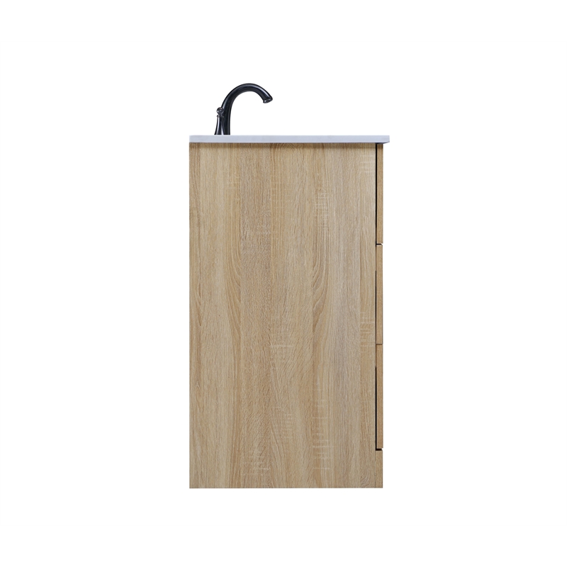 Elegant Kitchen And Bath 60 Inch Single Bathroom Vanity In Mango Wood