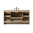 Elegant Kitchen And Bath 60 Inch Single Bathroom Vanity In Mango Wood