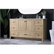 Elegant Kitchen And Bath 60 Inch Single Bathroom Vanity In Mango Wood