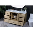 Elegant Kitchen And Bath 60 Inch Single Bathroom Vanity In Mango Wood