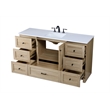 Elegant Kitchen And Bath 60 Inch Single Bathroom Vanity In Mango Wood