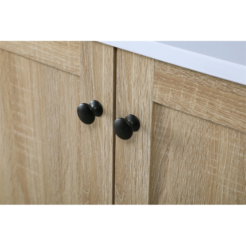 Elegant Kitchen And Bath 60 Inch Double Bathroom Vanity In Mango Wood
