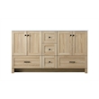 Elegant Kitchen And Bath 60 Inch Double Bathroom Vanity In Mango Wood