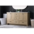 Elegant Kitchen And Bath 60 Inch Double Bathroom Vanity In Mango Wood