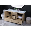 Elegant Kitchen And Bath 60 Inch Double Bathroom Vanity In Mango Wood