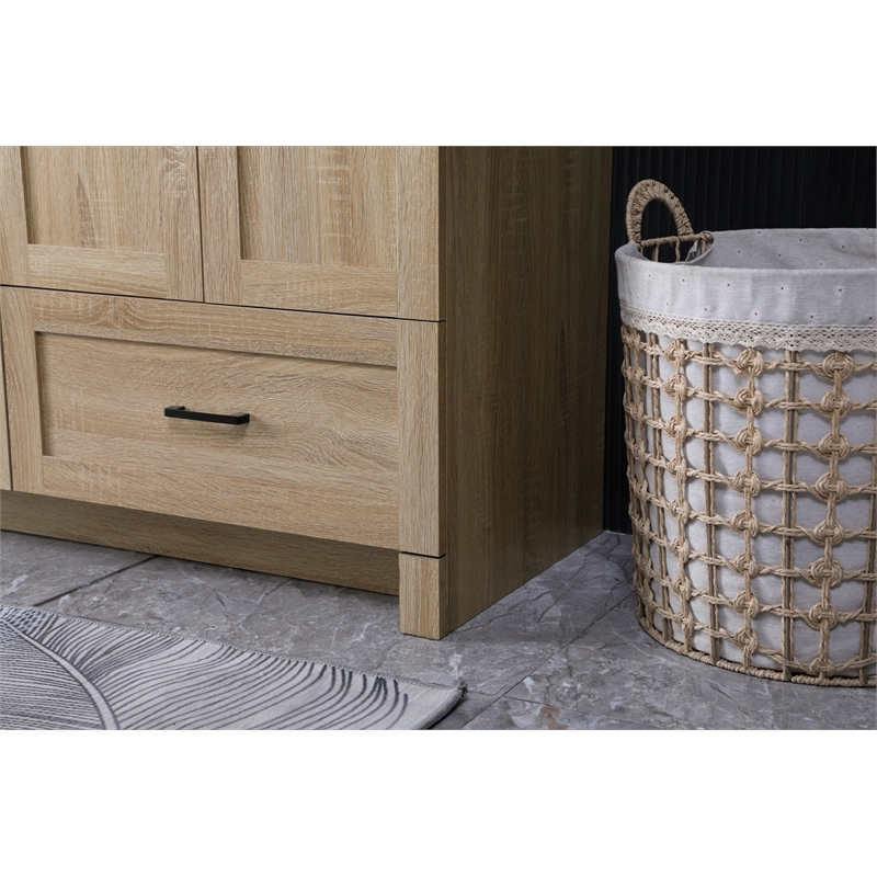 Elegant Kitchen And Bath 60 Inch Double Bathroom Vanity In Mango Wood