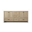 Elegant Kitchen And Bath 72 Inch Double Bathroom Vanity In Mango Wood