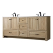 Elegant Kitchen And Bath 72 Inch Double Bathroom Vanity In Mango Wood