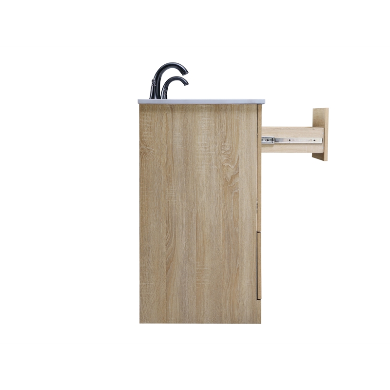 Elegant Kitchen And Bath 84 Inch Double Bathroom Vanity In Mango Wood