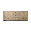 Elegant Kitchen And Bath 84 Inch Double Bathroom Vanity In Mango Wood