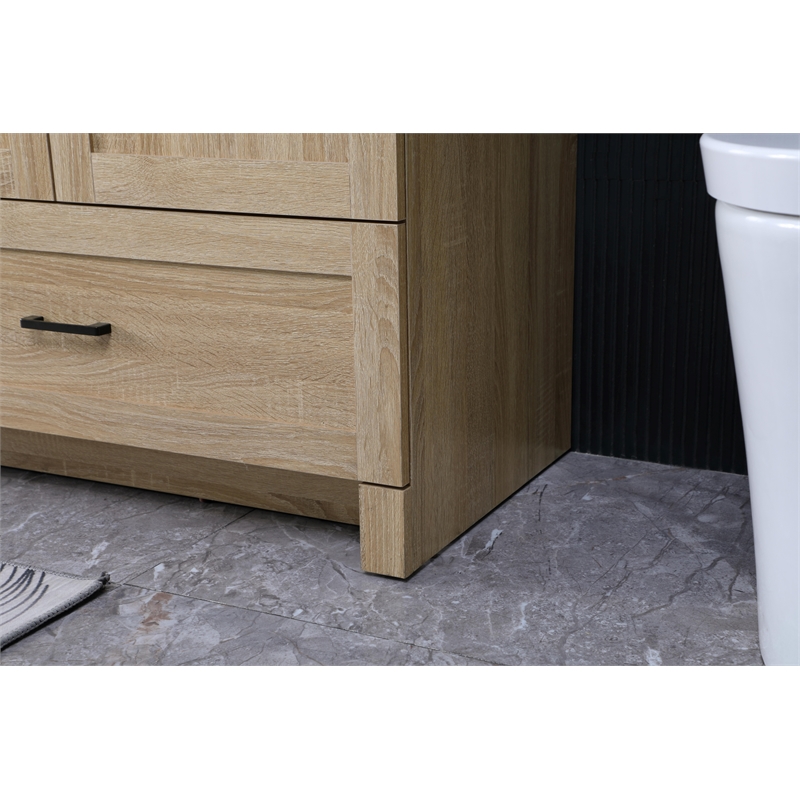 Elegant Kitchen And Bath 84 Inch Double Bathroom Vanity In Mango Wood