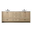 Elegant Kitchen And Bath 84 Inch Double Bathroom Vanity In Mango Wood