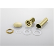 Elegant Kitchen And Bath Pop-Up Bathroom Sink Drain With Overflow Brushed Gold