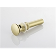Elegant Kitchen And Bath Pop-Up Bathroom Sink Drain With Overflow Brushed Gold