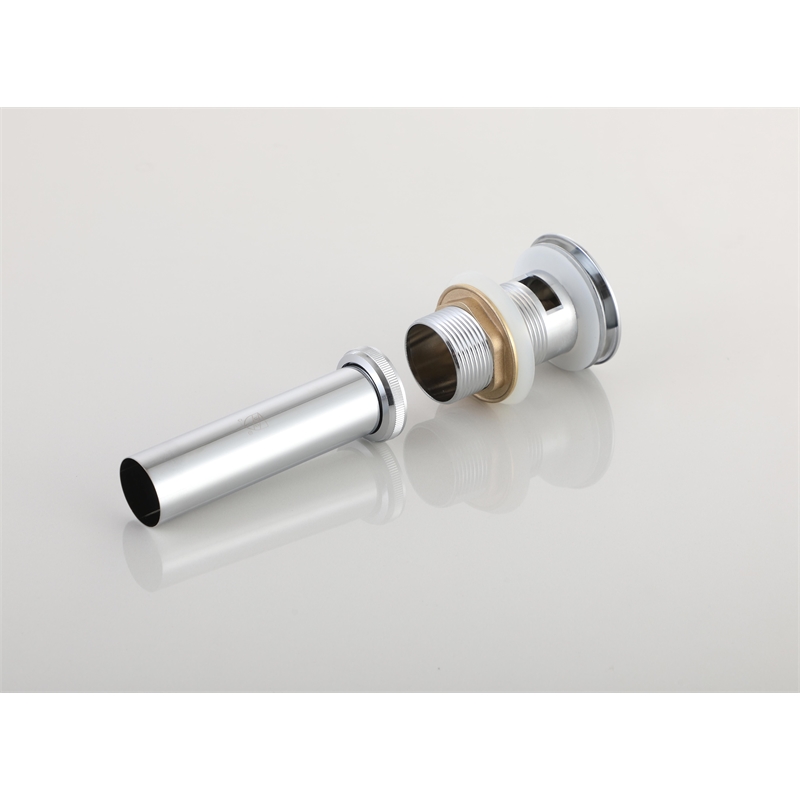 Elegant Kitchen And Bath Pop-Up Bathroom Sink Drain With Overflow Polishe Chrome