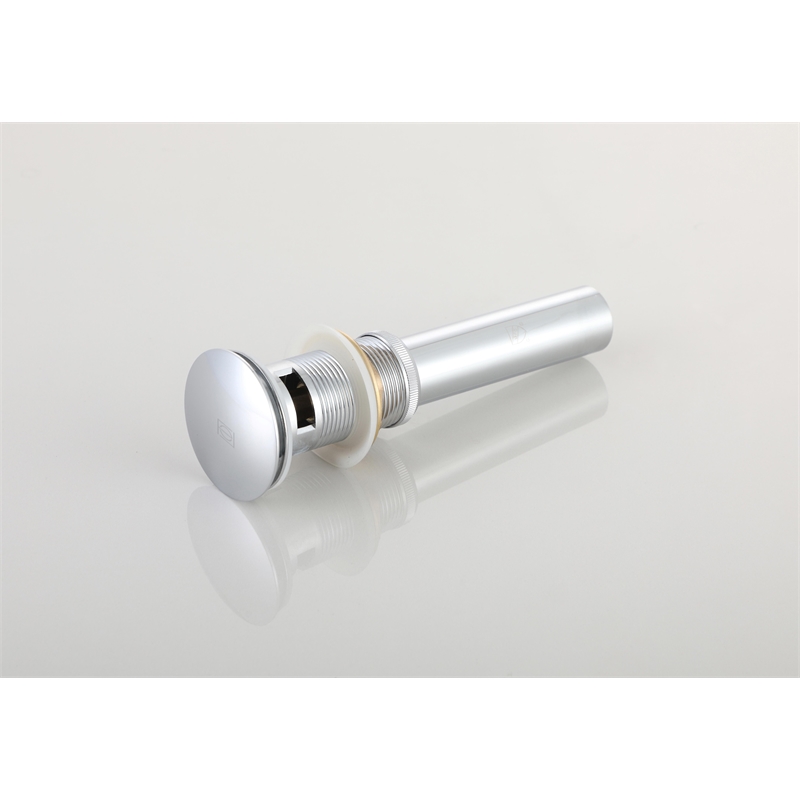 Elegant Kitchen And Bath Pop-Up Bathroom Sink Drain With Overflow Polishe Chrome