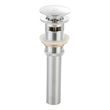 Elegant Kitchen And Bath Pop-Up Bathroom Sink Drain With Overflow Polishe Chrome
