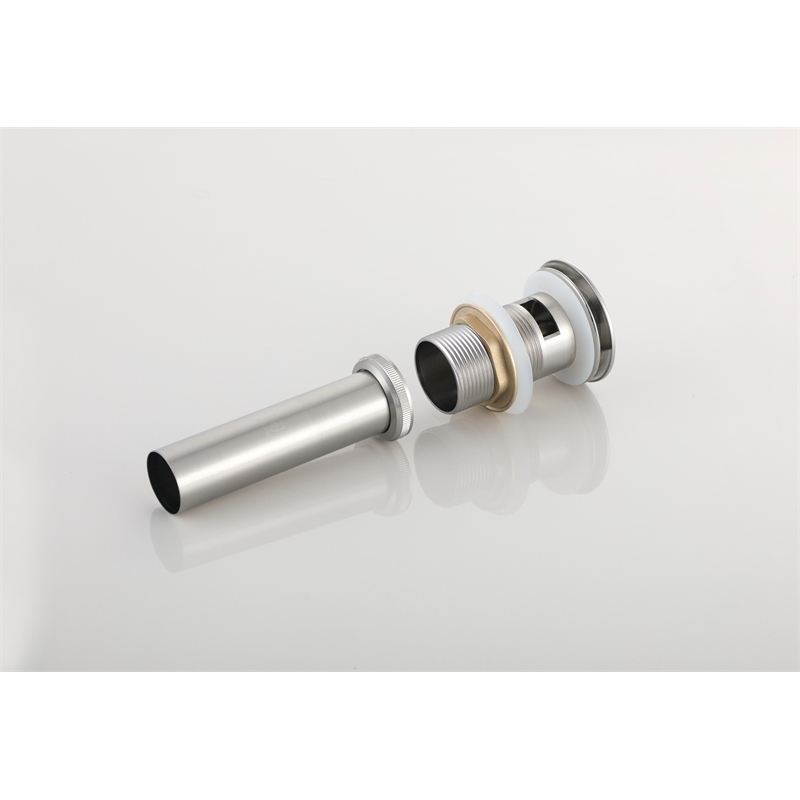 Elegant Kitchen And Bath Pop-Up Bathroom Sink Drain With Overflow Brushed Nickel