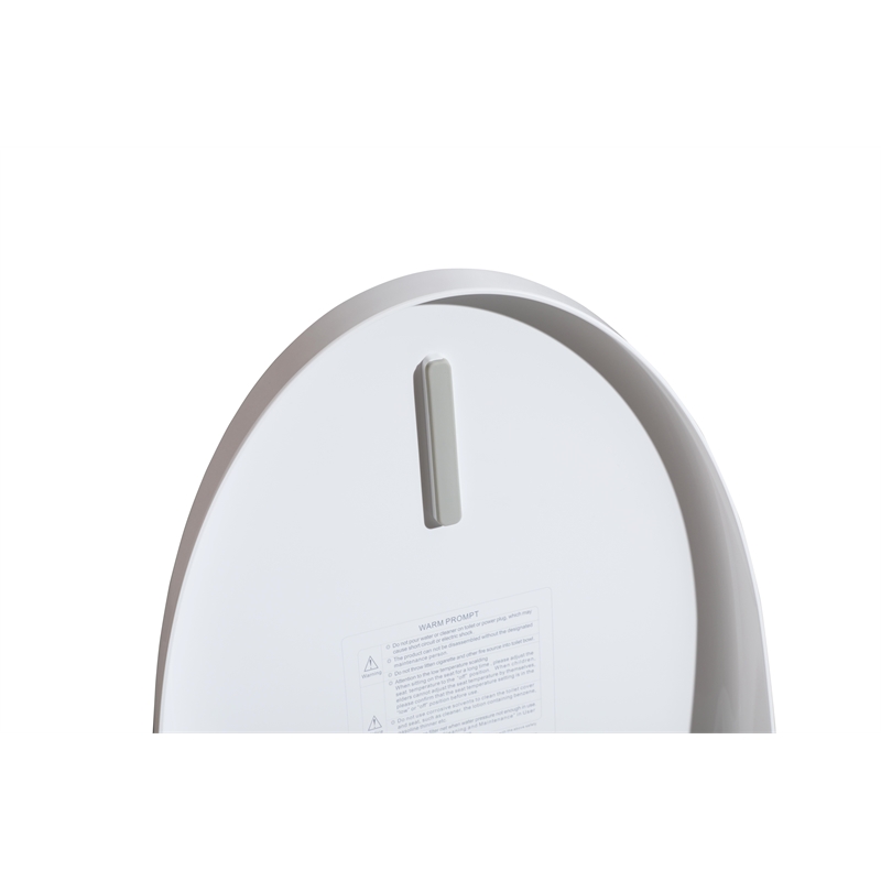 Elegant Kitchen And Bath Smart Round Bidet Toilet In Glossy White
