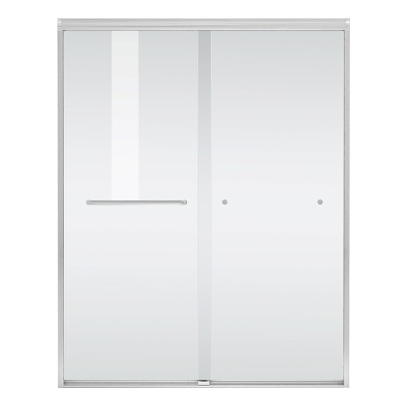 Elegant Kitchen And Bath Semi-Frameless Shower Door 60 X 72 In Polished Chrome