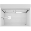 Elegant Kitchen And Bath Semi-Frameless Shower Door 60 X 72 In Polished Chrome