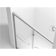 Elegant Kitchen And Bath Semi-Frameless Shower Door 60 X 72 In Polished Chrome
