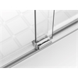 Elegant Kitchen And Bath Semi-Frameless Shower Door 60 X 72 In Polished Chrome