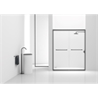 Elegant Kitchen And Bath Semi-Frameless Shower Door 60 X 72 In Brushed Nickel