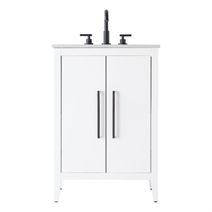 Elegant Kitchen And Bath 24&quot Single Bathroom Vanity In White