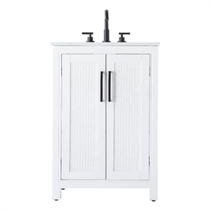 Elegant Kitchen And Bath 24&quot Single Bathroom Vanity In White