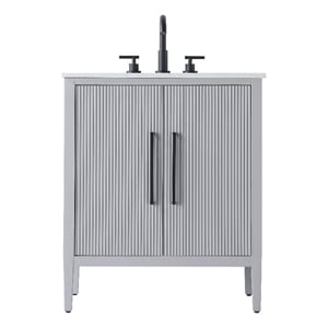 Elegant Kitchen And Bath 30&quot Single Bathroom Vanity In Grey