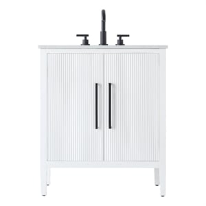 Elegant Kitchen And Bath 30&quot Single Bathroom Vanity In White