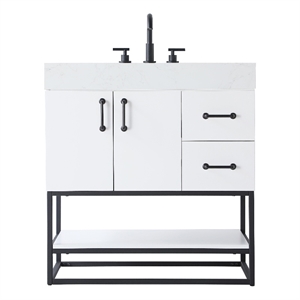 Elegant Kitchen And Bath 32&quot Single Bathroom Vanity In White