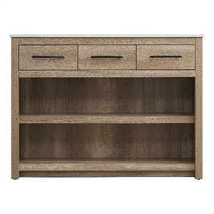 Elegant Kitchen And Bath 48&quot Kitchen Island In Natural Oak