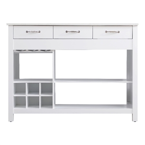 Elegant Kitchen And Bath 48&quot Kitchen Island In White
