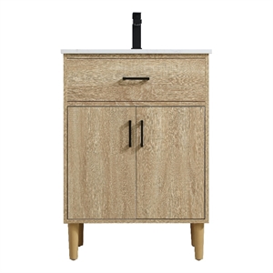 Elegant Kitchen And Bath Chandler 24&quot Single Bathroom Vanity in Mango Wood