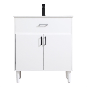 Elegant Kitchen And Bath Chandler 30&quot Single Bathroom Vanity in White
