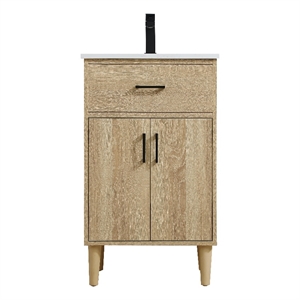 Elegant Kitchen And Bath Chandler 20&quot Single Bathroom Vanity in Mango Wood