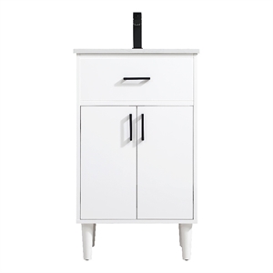 Elegant Kitchen And Bath Chandler 20&quot Single Bathroom Vanity in White