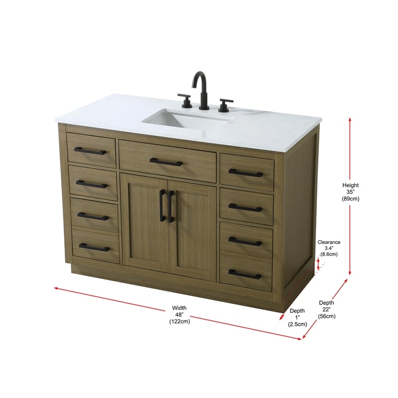 Elegant Kitchen And Bath Alden 48