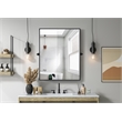Elegant Kitchen And Bath Amoura 40X30 Pivot Mirror in Black