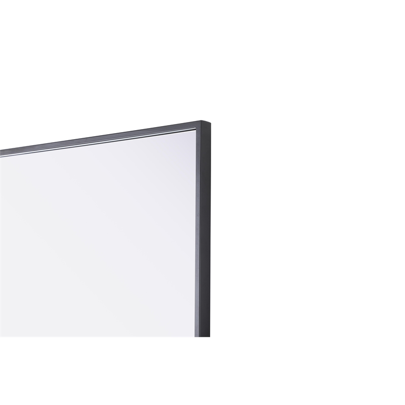 Elegant Kitchen And Bath Amoura 40X30 Pivot Mirror in Black